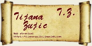 Tijana Žujić vizit kartica